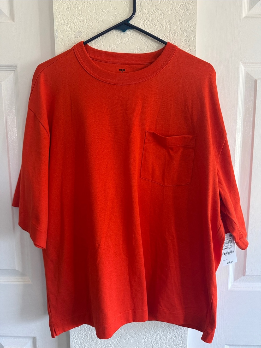 Men's Short-Sleeve Pocket Tee in Red